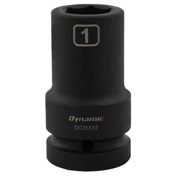 1" Drive Deep Socket, Black Phosphate, Tools 1" X 1" Drive, 6 Point Deep Length